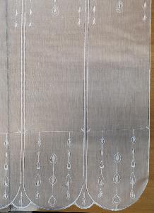 Brise bise au metre, étamine fine, fabriqué en France, made in France curtain