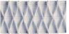 voilage SUR MESURE, motif moderne, brodé de Caudry R24715 FINITION DU HAUT DU RIDEAU : 4 RIDEAUX AVEC FINITION NID ABEILLE 85MM (FRONCAGE : 2.2 FOIS)